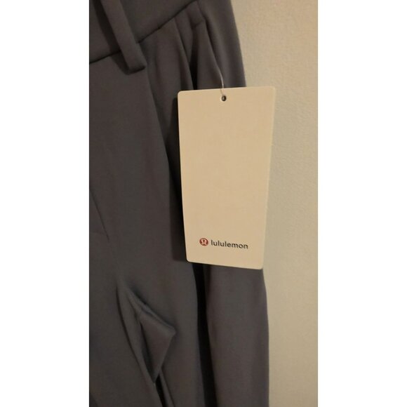 Lululemon Pants Womens XXXS 30L Day Drift Pleated HighRise Wide Leg Trouser Gray - Picture 4 of 9